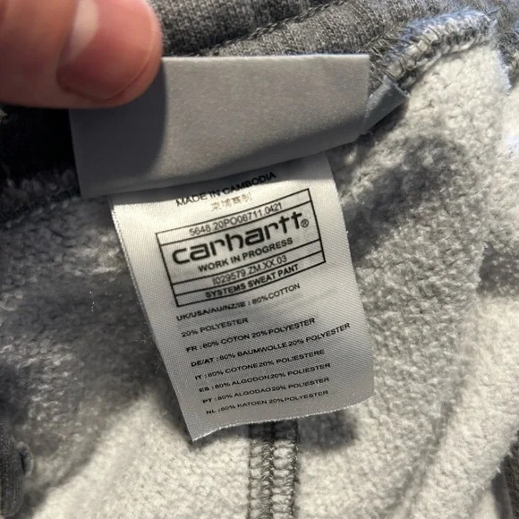 Carhartt Work in Progress Systems Sweatpant - Picture 4 of 6